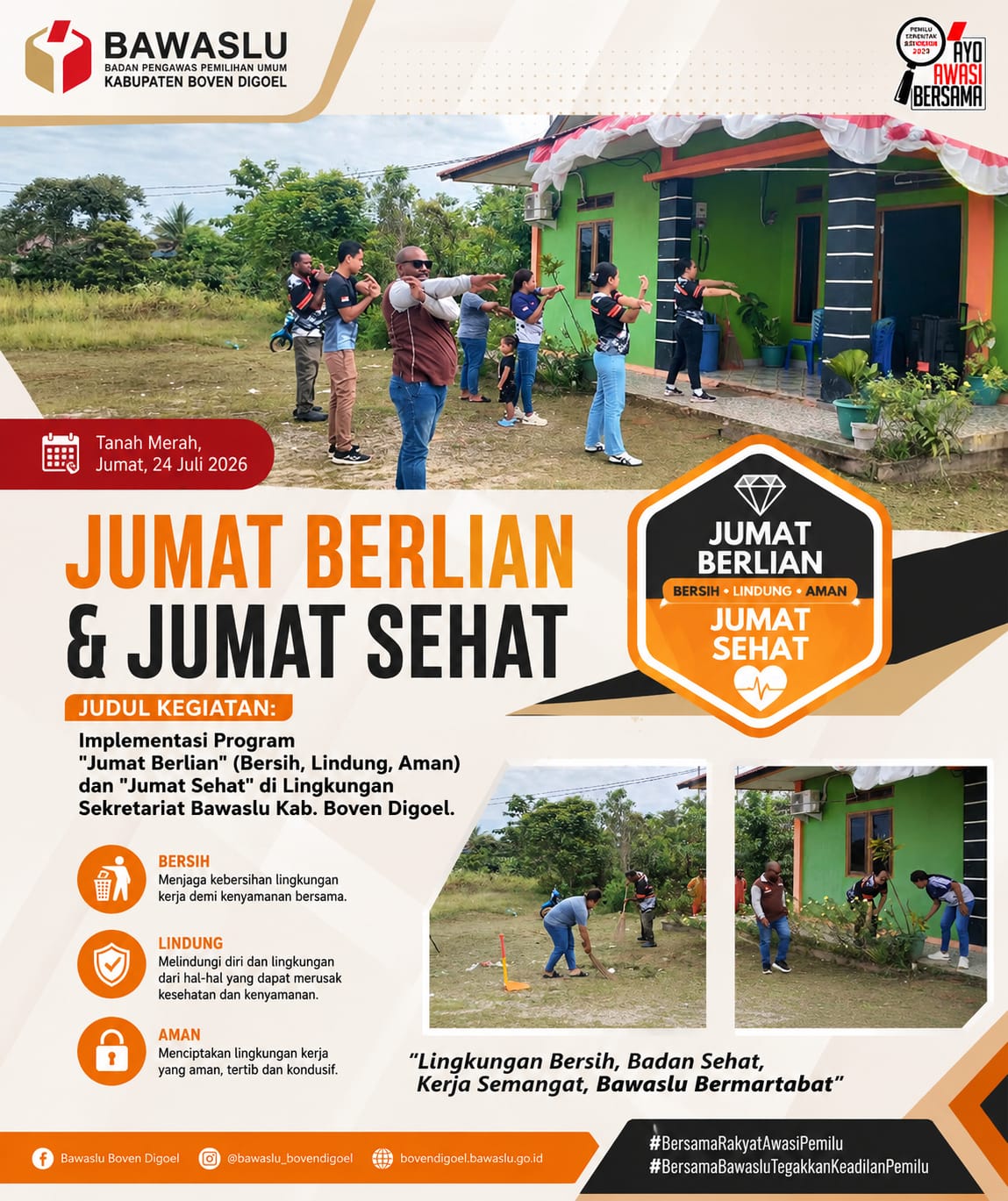 Jumat Bersih dan Jumat Sehat 