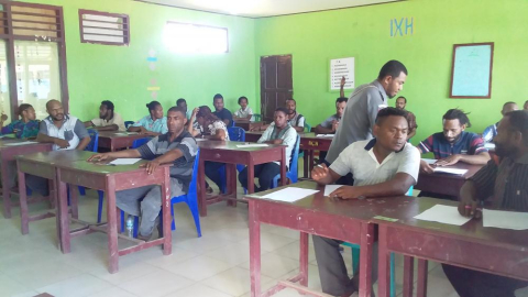 Tes Tertulis Panwas Distrik Pilkada 2020 Se-Kabupaten Boven Digoel